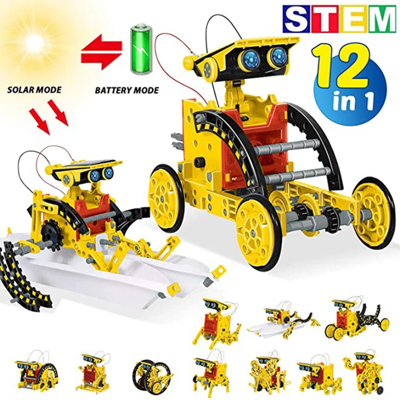 Science Project Robot - 12 w 1 Eksperyment naukowy Robot