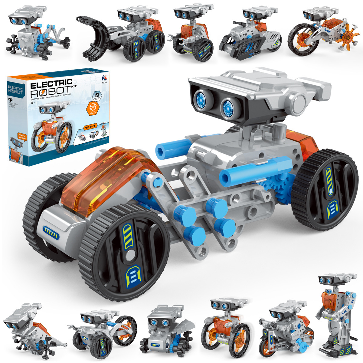 Science Robotics - Zestaw 12 w 1 do eksperymentów