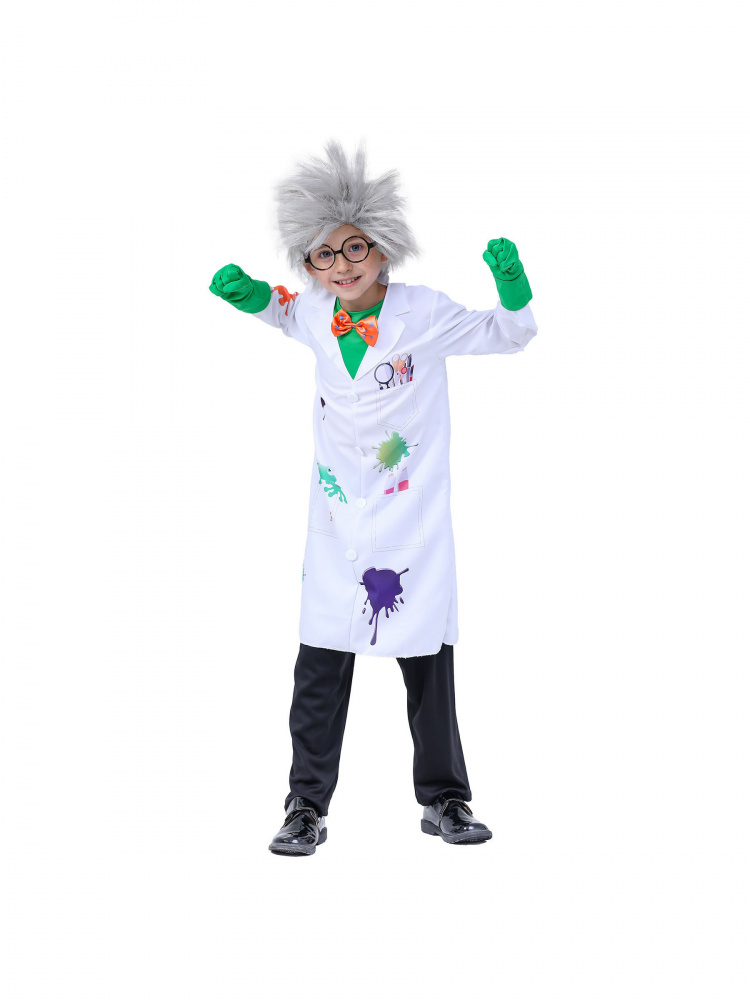 Science Nursery - Kostium Szalonego Naukowca na Halloween, Strój
