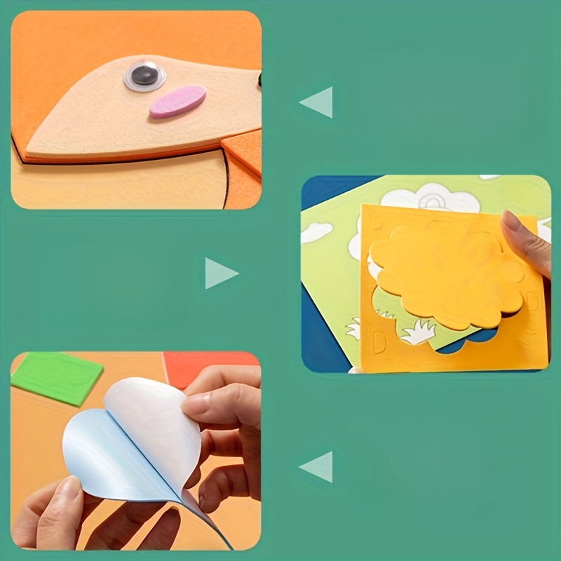 Naklejki 3D dla dzieci, 10 los – Science Toys Diy recenzja i cena