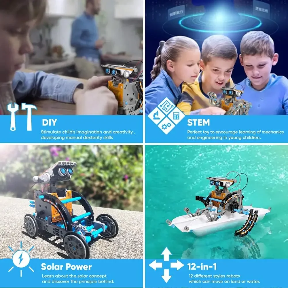 13 w 1 Edukacyjny robot słonec – Science Project Robot recenzja i cena