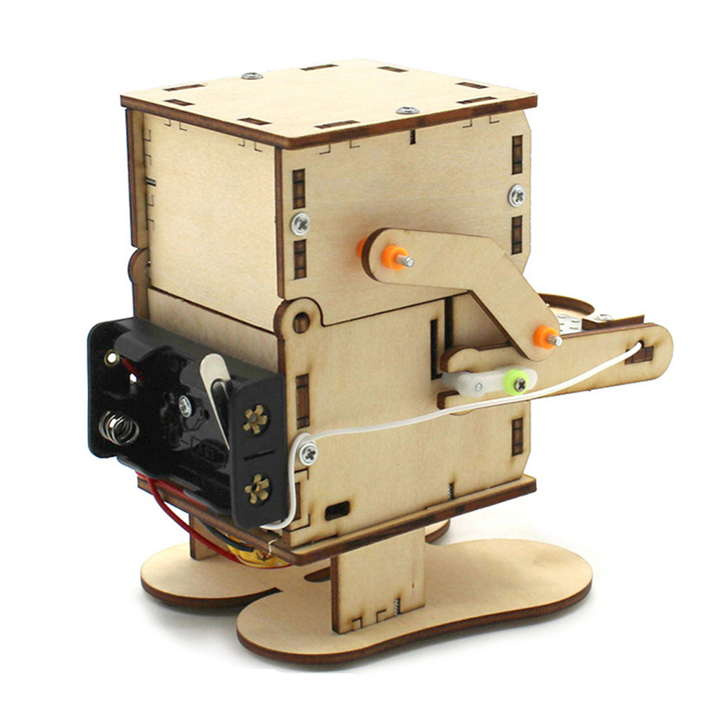 Drewniany Robot do Składania D – Science Project Robot recenzja i cena