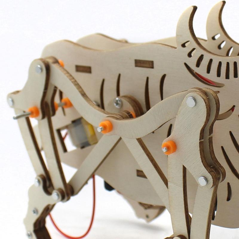 Drewniany robot mechaniczny, z – Science Project Robot recenzja i cena