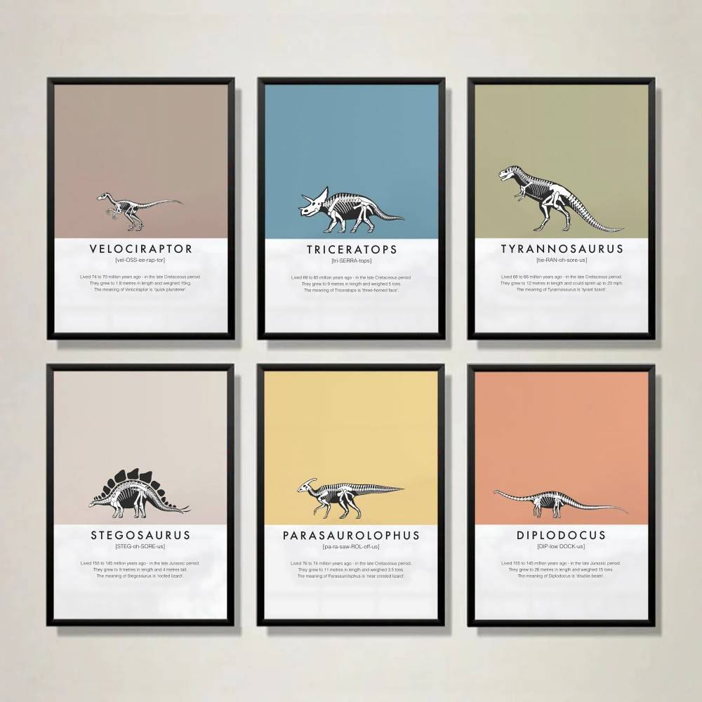 Plakat Szkielet Dinozaura Skam – Science Nursery recenzja i cena