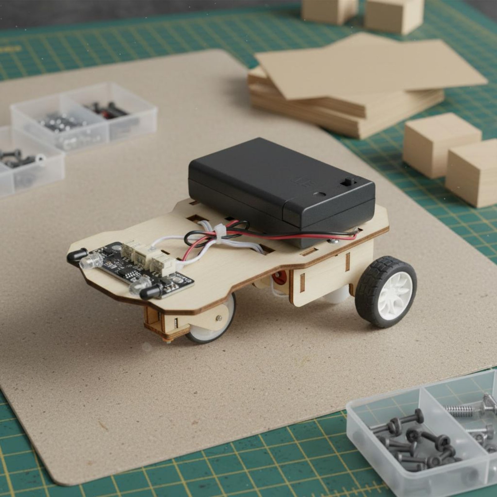 Drewniany Inteligentny Zestaw  – Science Robotics recenzja i cena